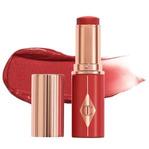 Charlotte Tilbury Lip+Cheek Glow Blush Stick in Cherry Glow